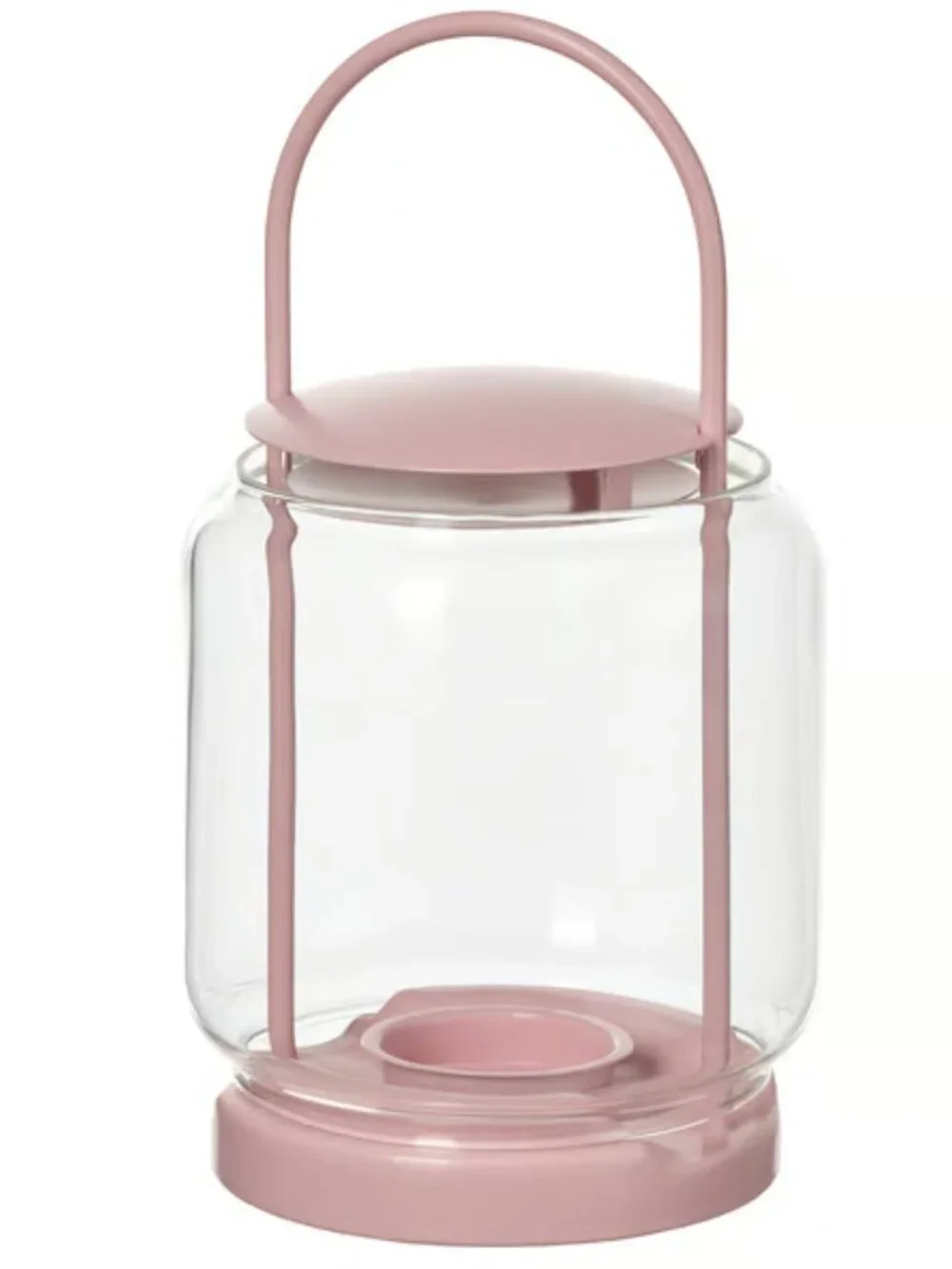TOFSAND 906.196.29 Lantern f/tealight, indoor/outdoor, pink, 9